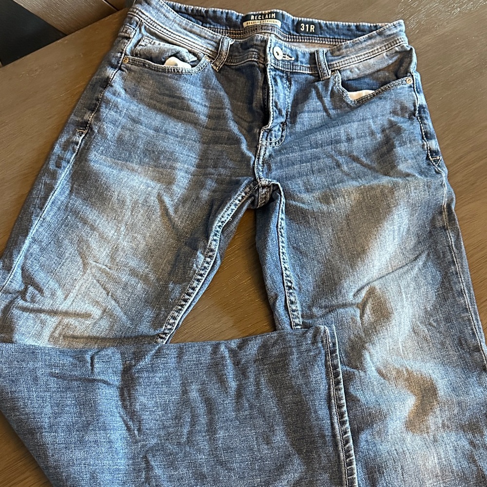 Reclaimed Vintage Blue Straight Men Jeans